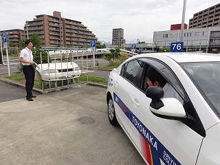 豊中自動車教習所 苦手な駐車を練習
